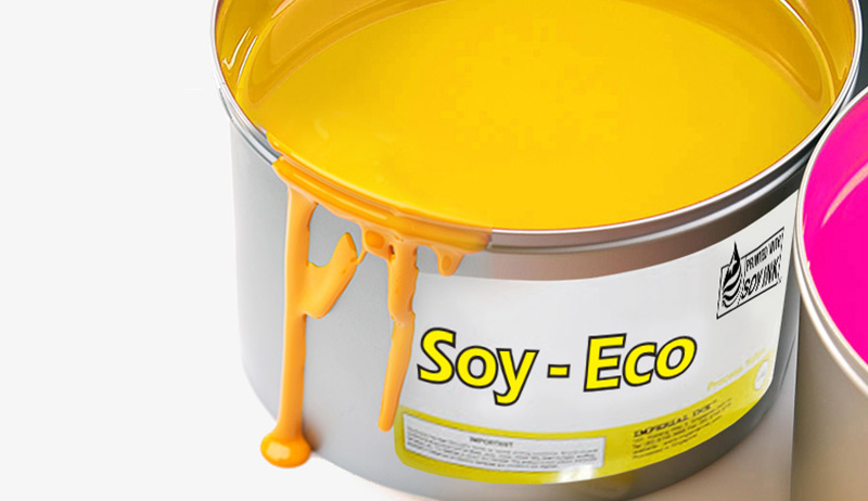 Encres à base de soja sûres pour les aliments