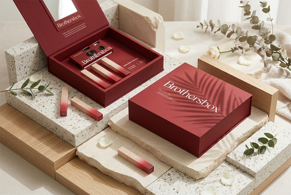 Elegant Red Magnetic Gift Box