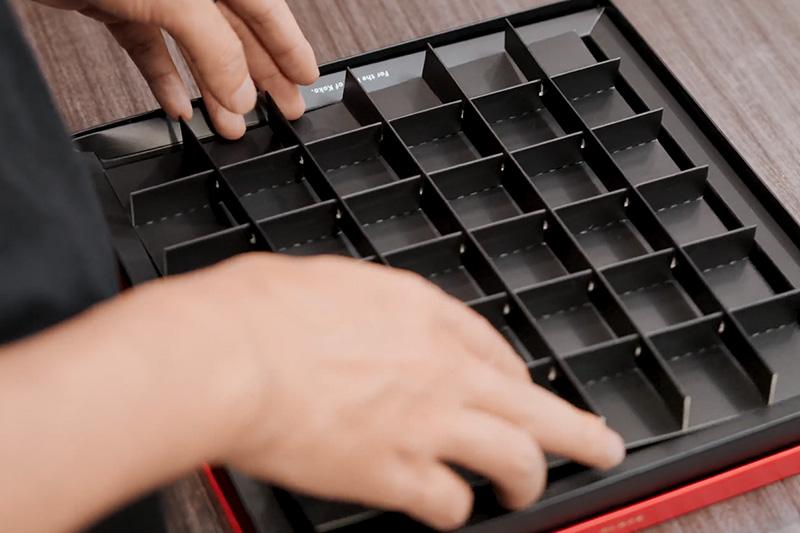 Precision Die-Cuts for Chocolate Box