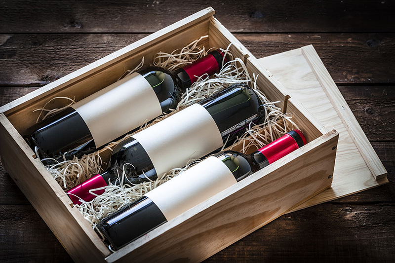 wooden wine boxes