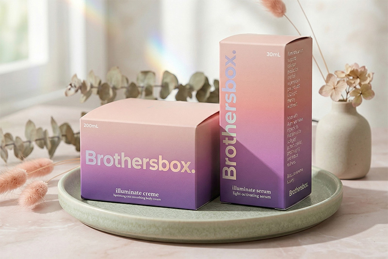Eco-Friendly Foldable Boxes for Serum & Cream