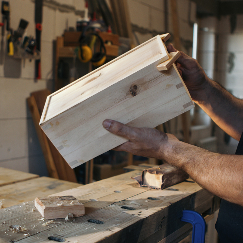 quality inspection of wooden jewelry box