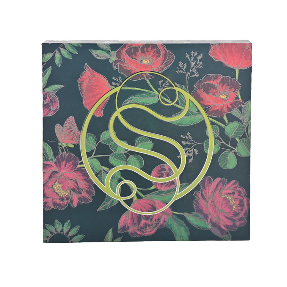 Floral Foldable Magnetic Closure Box