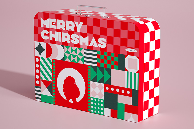 Caja maleta Navidad