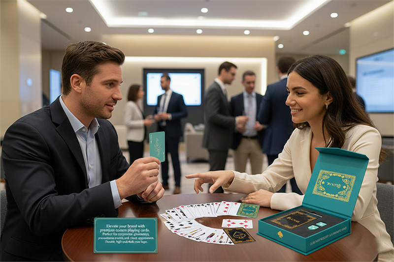 Naipes de marca personalizada para regalos corporativos