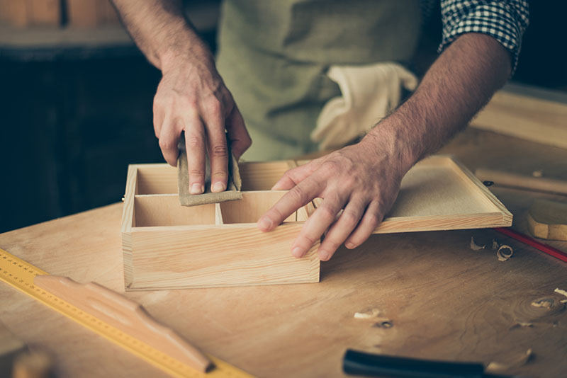 Zarte Handwerks kunst