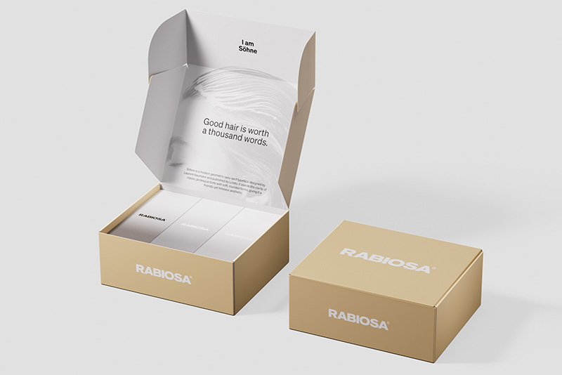 Caja de regalo de correo para champú