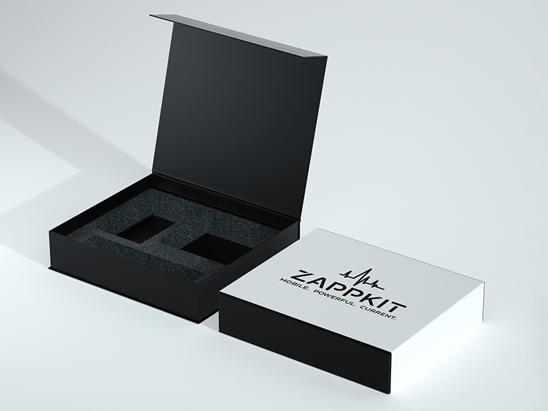Caja de regalo magnética negra