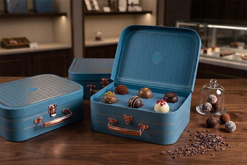 Elegant Suitcase Empty Chocolate Box | Brothersbox